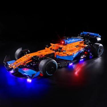 Imagem de GEAMENT LED Light Kit Compatible with Lego McLaren Formula 1 F1 - Lighting Set for Technic 42141 Building Model (Model Set Not Included)