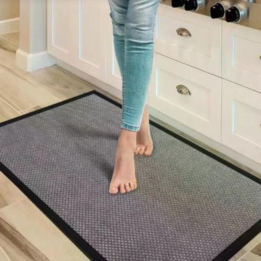Imagem de Tapete Piquet Jolitex 50cm X 130cm Cinza