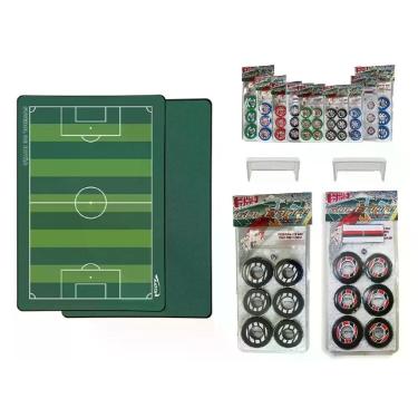 Imagem de Campo de Futebol de Botão 90x60 Cm +02 Jogos Clássicos Escolha a Cor -