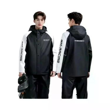 Imagem de Capa De Chuva Unissex Para Motociclistas, Conjunto Impermeável De Corp