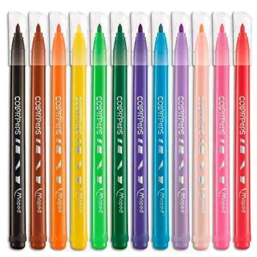 Imagem de Kit C/ 2 Caneta Hidrografica Colorpeps Ocean Polvo 12cores - MAPED