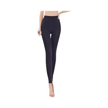 Imagem de Leggings Femininas Forradas Com Lã De Pérola, Calças Térmicas Grossas 