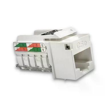 Imagem de Conector Femea Para Cabo De Rede E Internet Rj45 Sohoplus Cat5e Branco 35050411