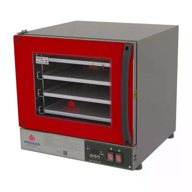 Imagem de Forno Turbo Elétrico Progás 56L Fast Oven Plus Vermelho PRP-004 Plus