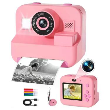 Imagem de Câmera De Impressão Instantânea Digital Infantil 1080p 12 Mp - Eu Comp