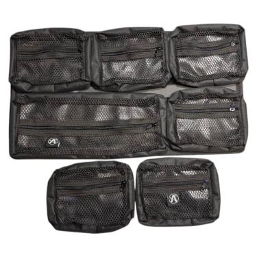 Imagem de Organizador de Tampa Lona Removível com 7 Peças Para Case Maleta MP005