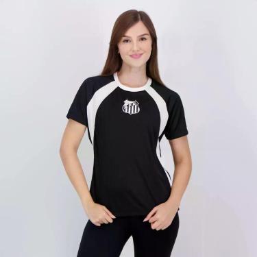 Imagem de Camisa Santos Var Feminina Preta - Braziline, G