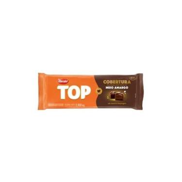 Imagem de Chocolate Cobertura Meio Amargo eTop em Barra 2.1Kg Harald