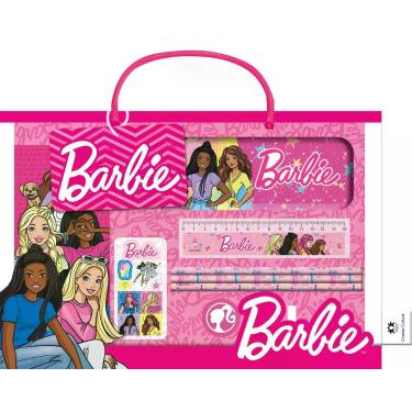 Imagem de Livro - Barbie - Livro maleta divertida com lápis e cartela de adesivo