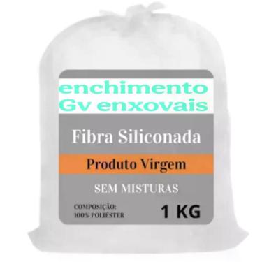 Imagem de Fibra Siliconada virgem super macia Para Enchimento travesseiro almofa