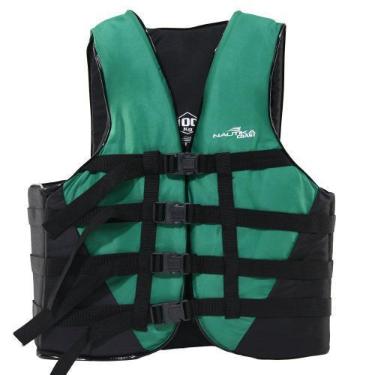 Imagem de Colete Salva Vidas Nautika Coast Até 80KG Verde e Preto