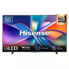 Smart TV 50” 4K Hisense 50Q6QV QLED HDR10 Dolby Atmos Vidaa U9 Preto Smart TV 50” 4K Hisense 50Q6QV QLED HDR10 Dolby Atmos Vidaa U9 Preto