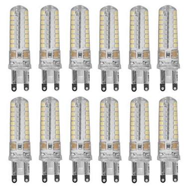 Imagem de Kit 10 Lâmpadas Led Halopin G9 5w Branco Frio P/Lustres e Pendentes