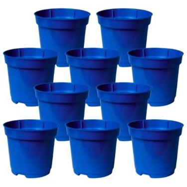 Imagem de Vaso de Planta, Kit Até 50 Mini Vasos Pote 6 Colorido para Plantas E Suculentas 80ml(Azul Escuro,20 Unidades)