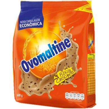 Imagem de Kit com 1 achocolatado em pó ovomaltine flocos crocantes pacote 600 g 