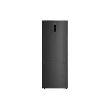 Imagem de Geladeira Midea Inverse Frost Free Inverter 435L com Função Turbo MDRB593FGADX3 Black Inox Bivolt