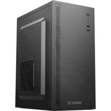 Imagem de Gabinete GO12 Compact Micro-ATX Aço com 2 Portas USB Preto Fortrek