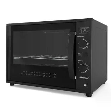 Imagem de Forno Elétrico de Bancada Nardelli 70L Grill com 2 grades e luz intern