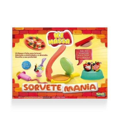 Imagem de Ki Massa Massinha Modelar Infantil Sorvete Mania 3007 Sunny - Sunny Br