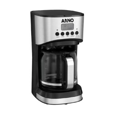 Imagem de Cafeteira Elétrica Arno New Element Inox 1,8L CFNE, Painel Digital, Sistema Flavormix, Serve até 44 Xícaras, Função Programável, 110V