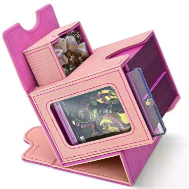 Imagem de Caixa para Baralho RyshePro Commander 100+ Cartas Rosa