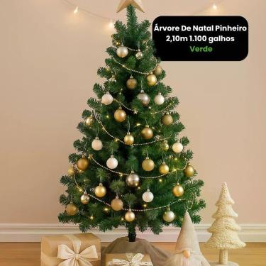 Imagem de Árvore De Natal Pinheiro 2,10m - Verde