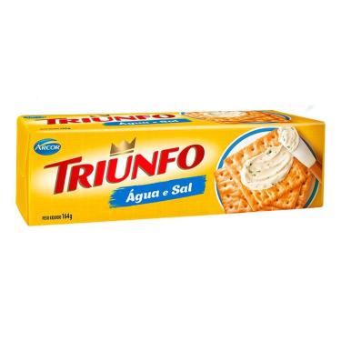 Imagem de Biscoito de Água e Sal Triunfo 164g - Arcor