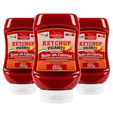Imagem de 3 KETCHUPs PICANTES DR BODYBUILDER FIT 350 g BAIXA CALORIA, SÓDIO E SE