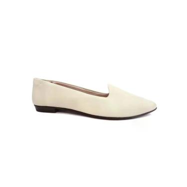 Imagem de Sapatilha Beira Rio Slip Bico Fino 4136.394 Creme, 39, Creme
