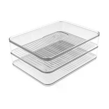 Imagem de Porta Frios Clear Duplo Transparente Martiplast