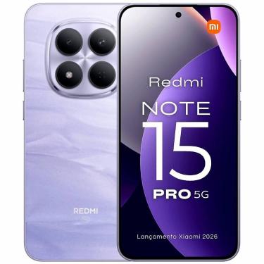 Imagem de Smartphone Redmi Note 15 Pro 512GB 5G Câmera 200MP Tela AMOLED 1.5K 12