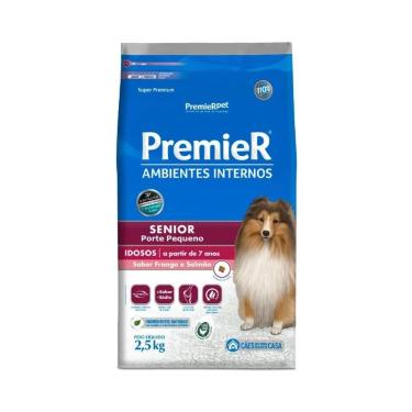 Imagem de Ração Premier Ambientes Internos Sênior Raças Pequenas 2,5 kg