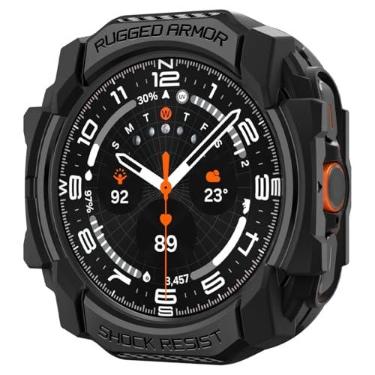 Imagem de Spigen Rugged Armor Designed for Samsung Galaxy Watch Ultra Case Durable TPU Case for Galaxy Watch Ultra 47mm (2025/2024) - Matte Black
