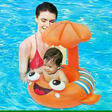 Imagem de Boia Inflavel Infantil 6M à 3 Anos com assento e cobertura solar Taman