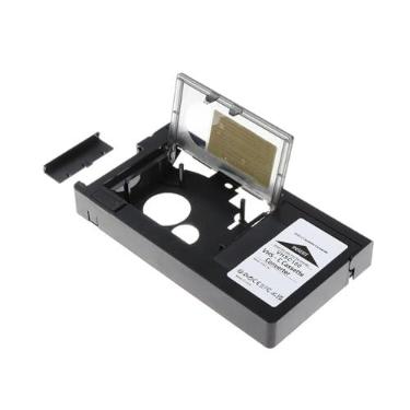 Imagem de Adaptador de cassete VHS C Conversor de cassete Acessórios eletrônicos 12mm Svhs Svhs-c para conversor de tocador de fita VHS para fitas VHS