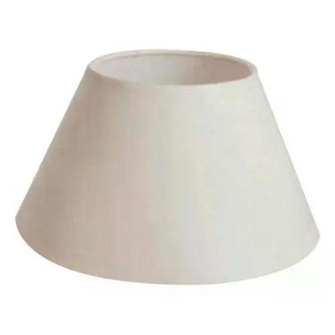 Imagem de Cupula para abajur luminaria 30x23x50cm tecido algodão soquete Naciona