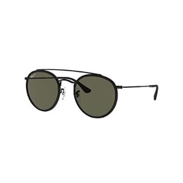 Imagem de Óculos de Sol Ray-Ban Polarizado 0RB3647NL 002/58 Tam 51 / Preto - Lentes Verde