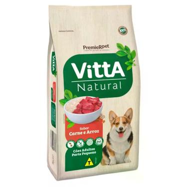 Imagem de Ração Vitta Natural para Cães Adultos de Raças Pequenas Sabor Carne e 