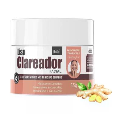 Imagem de Bio Soft Clareador Creme Facial Uniformizador Pele Uso Diário 55g