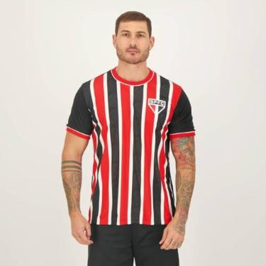 Imagem de Camiseta Braziline São Paulo Classmate Masculina, Preto