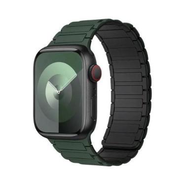 Imagem de Pulseira De Silicone Magnética Para Apple Watch De 40mm 44mm 45mm 49mm