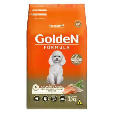 Imagem de GoldeN Formula Cães Adultos Porte Pequeno Salmão & Arroz 3 kg - PREMIE