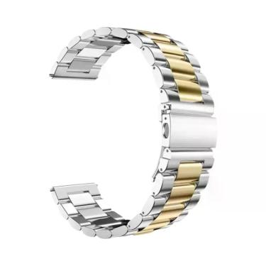 Imagem de Pulseira de Metal 20mm para Samsung Galaxy Watch 6/5/4 - Aço Inoxidáve