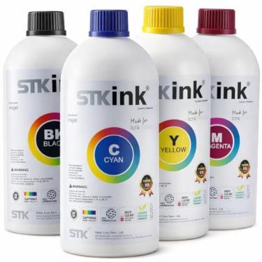 Imagem de Tinta Stk Gl16 Maxify Gx6010 Gx7010 Gi16 P/Canon Tank 500ml Bk 3x250ml Cor