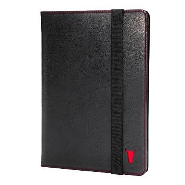 Imagem de TORRO Capa compatível com iPad Pro 11 polegadas 4ª/3ª/2ª/1ª geração - Capa de couro genuíno para iPad Pro 11 2022 com função de suporte, conectividade Apple Pencil e função despertar (preta)