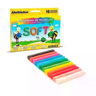 Imagem de Massinha de Modelar Soft 12 Cores - Acrilex