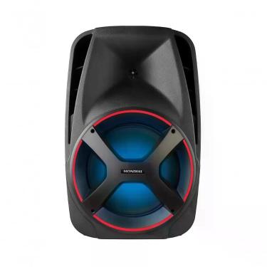 Imagem de Caixa Amplificada Mondial CM-550 550W RMS TWS Bluetooth Preto e Vermelho