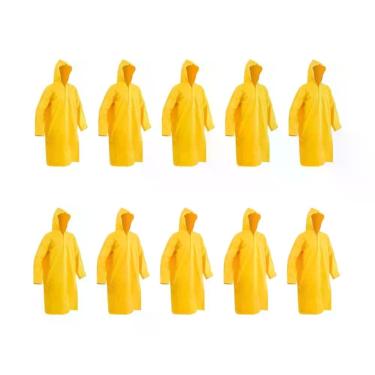 Imagem de Capa Chuva Pvc Forrada Amarela G