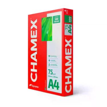 Imagem de Papel Sulfite A4 75g 210mmx297mm Pacote 500 Folhas - Chamex