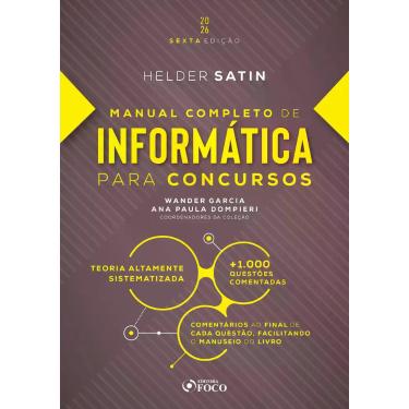 Imagem de Livro - Manual Completo de Informática para Concursos - 6ª Ed - 2026